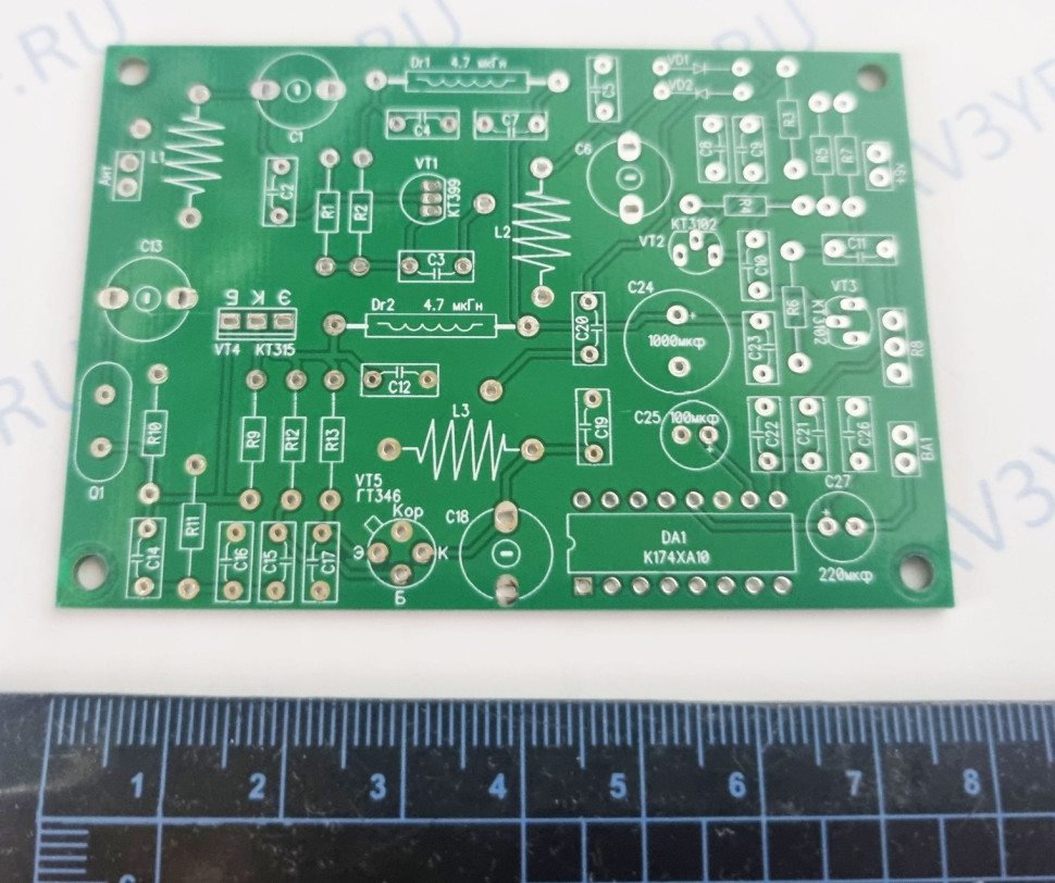 Печатная плата Приемника SSB и CW на 144 МГц версия 2.0