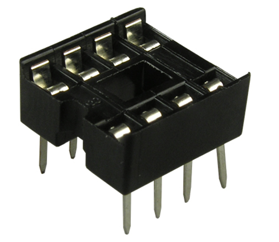 Панелька шаг 2,54 SCS-8 на 8 pin