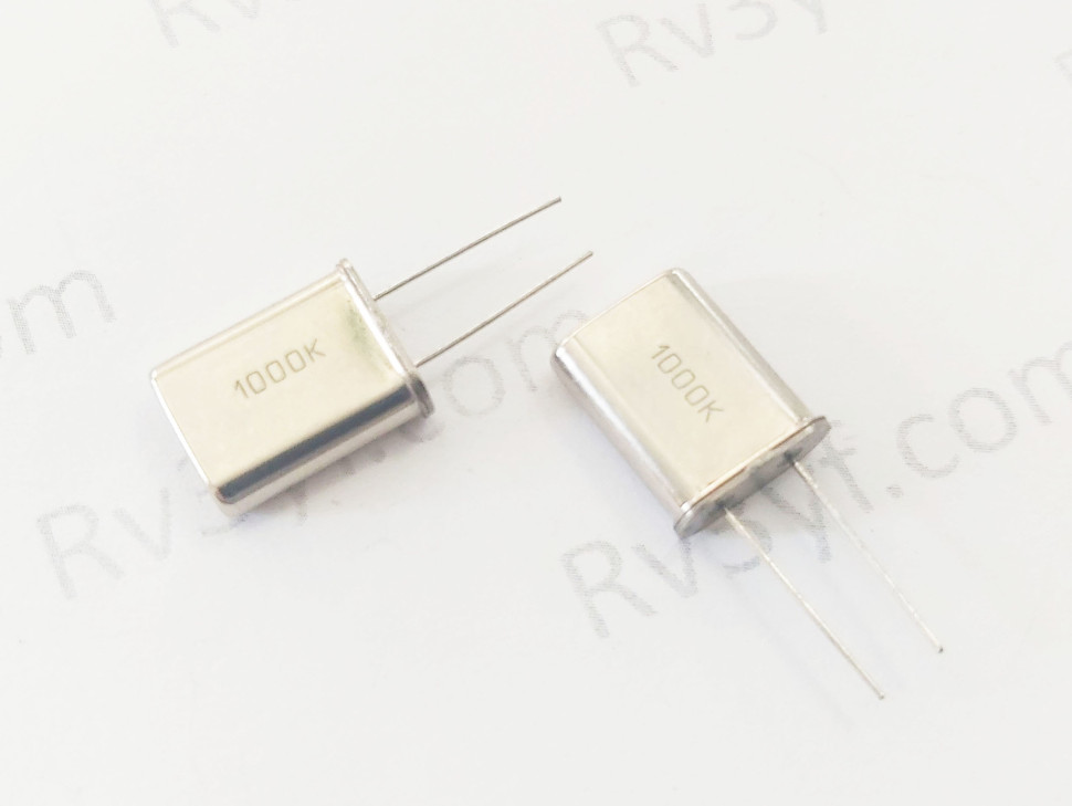 Кварц 1 МГц  Б2 (РК379М, HC49U, МА, КА)