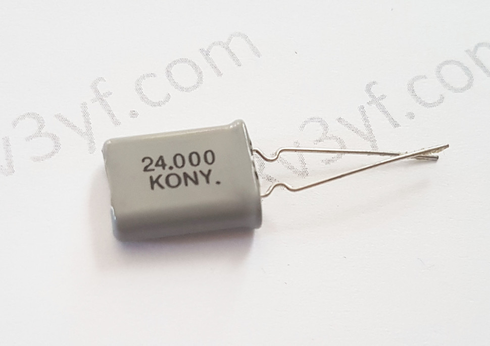 Кварц 24 МГц  Б2 (РК379М, HC49U, МА, КА)